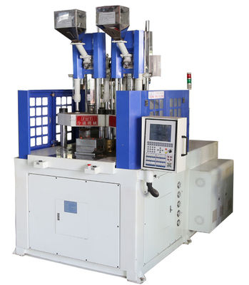 Máquina de moldagem por injecção vertical de duas cores semiautomática 55T JTT-550 2V3R