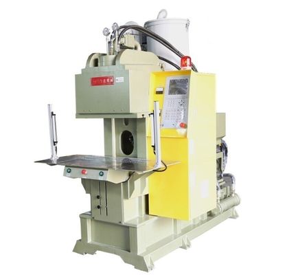 Máquina de moldagem por injecção de plástico vertical 55T