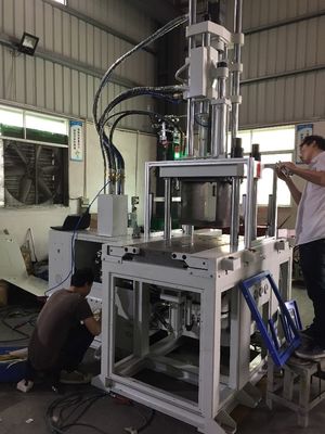 Máquina de moldagem por injecção LSR 85T Máquina de moldagem por injecção Shuttle de duplo deslizamento 21,6KW