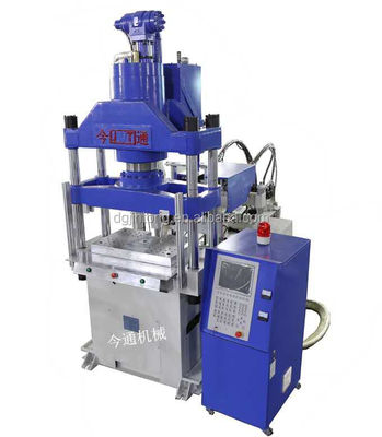 85T PC Máquina de moldagem por injecção de plástico Slide Table Vertical Style