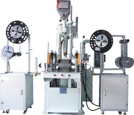 Máquina de moldagem por injecção de TPU 55T Vertical para fabricação de componentes electrónicos de TPU