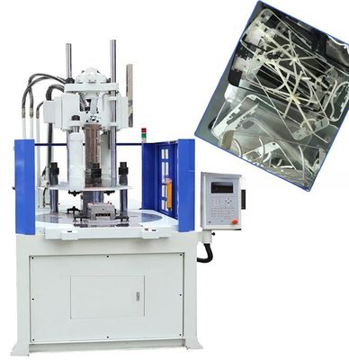 Máquina de moldagem por injecção de plástico vertical de mesa rotativa de alta produtividade 200T