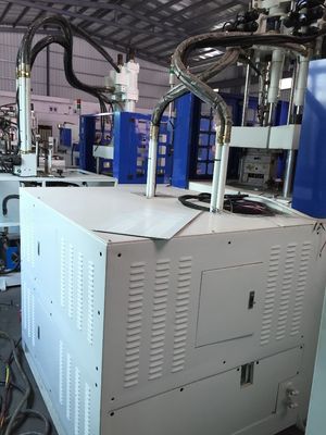 Máquina de moldagem por injecção de plástico vertical de mesa rotativa de alta produtividade 200T