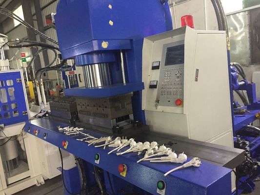 Máquina hidráulica de moldagem por injecção de duplo deslizamento 85T 267 Cm3 Volume teórico do tiro
