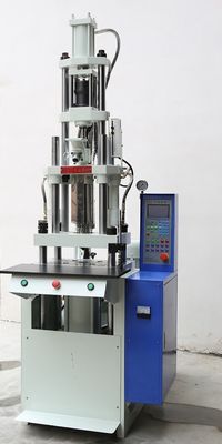 Máquina de moldagem por injecção de plástico vertical de 30T para produção em pequena e média escala