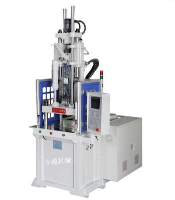 Máquina de moldagem por injecção vertical de plástico robótico de 45T com traço de ejetor de 45 mm