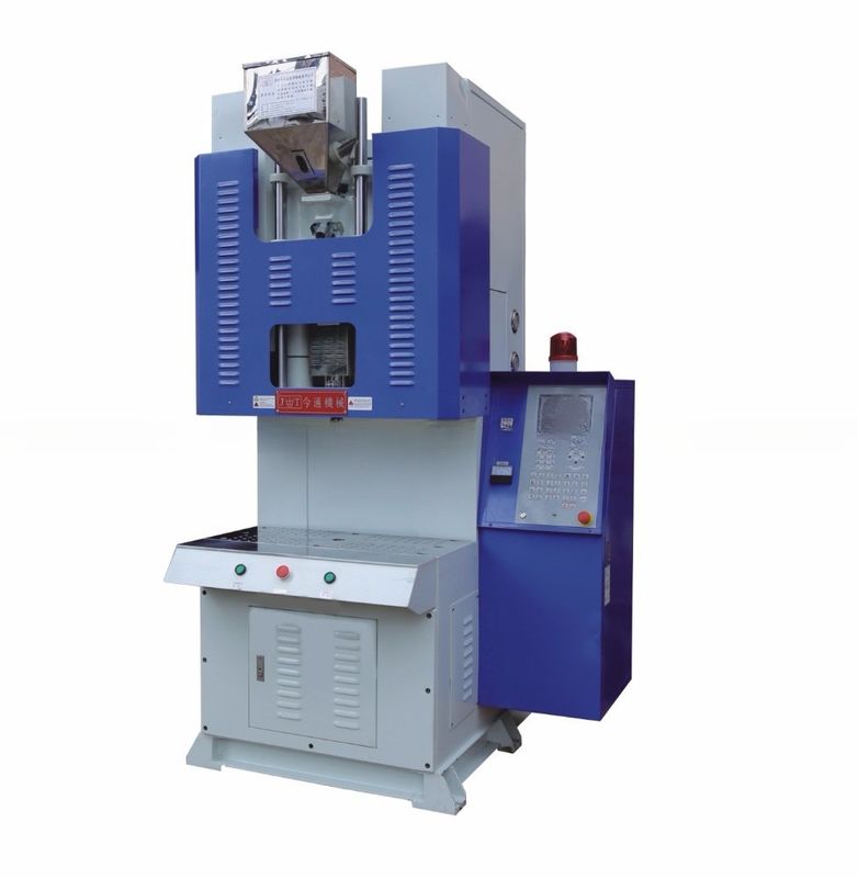 Máquina de moldagem por injecção horizontal de fixação vertical de 35T para produção de selos 95cm3 Volume de disparo