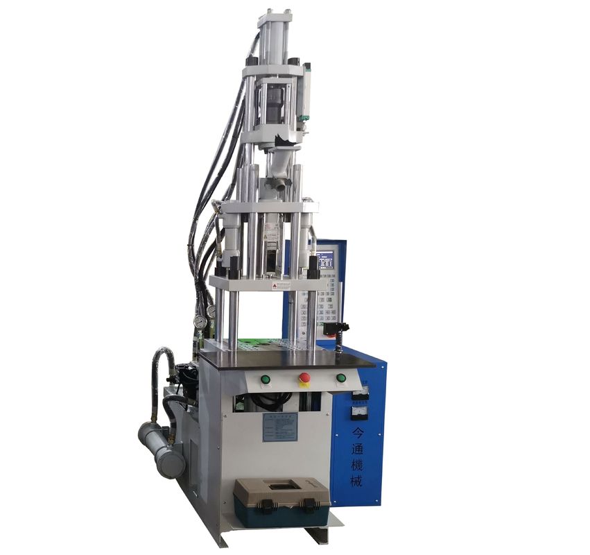 Fabricantes de máquinas de moldagem por injecção vertical de plástico de pequena dimensão de 20 T com 0 mm de curso aberto