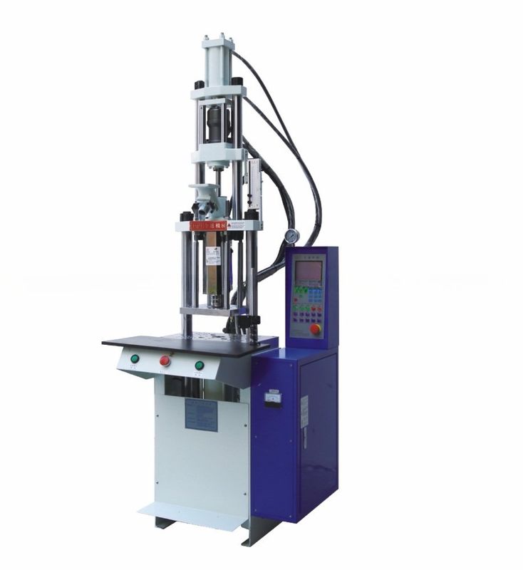 Máquina de moldagem de plástico micro vertical de PVC de 15T para necessidades de produção em pequena escala